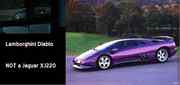 Lamborghini Diablo (not a Jaguar XJ220) is what is actually stolen