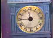 Closeup of the clock